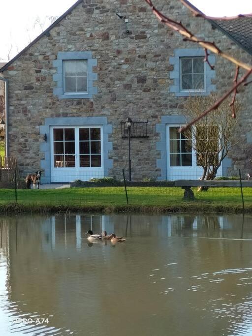 Gite La Dame Au Lit Gite A La Ferme Momignies المظهر الخارجي الصورة